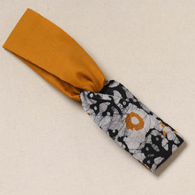 Handcrafted cotton elastic headband 07