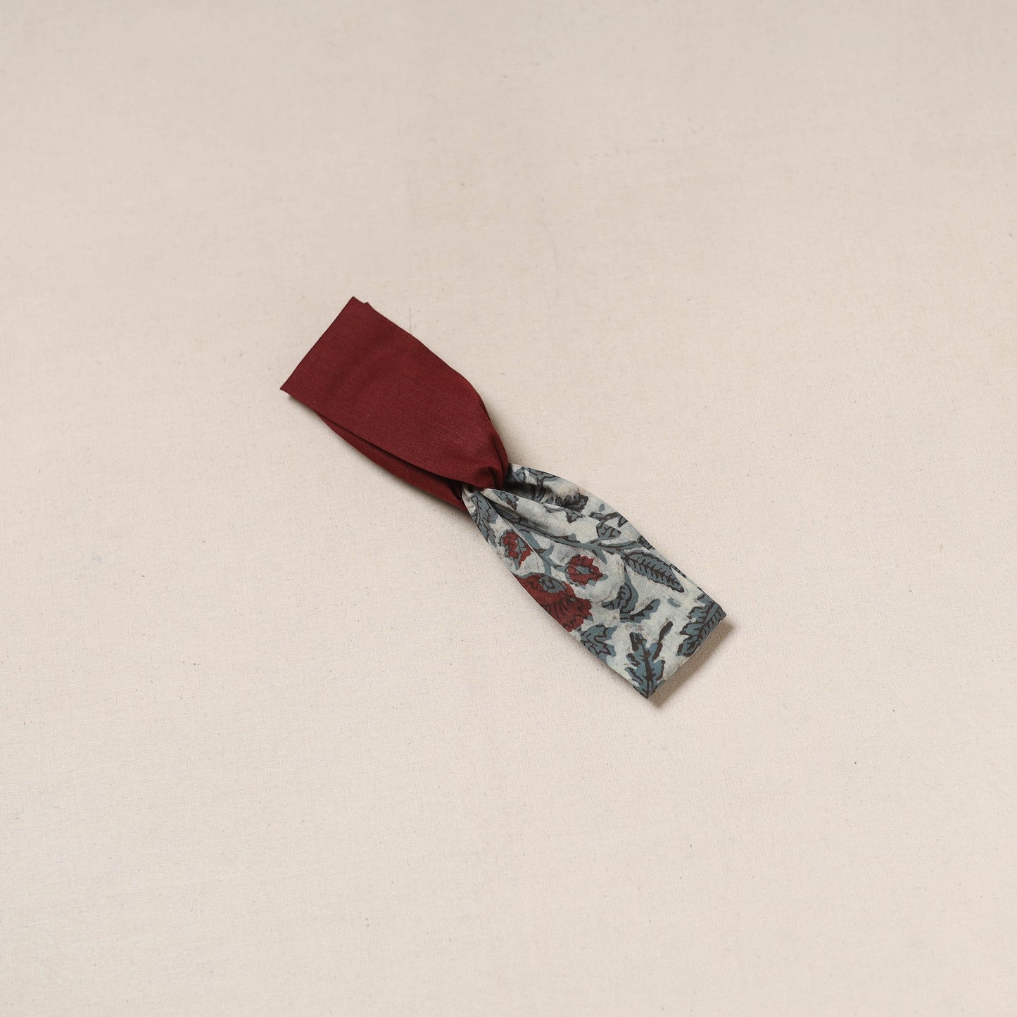 Handcrafted cotton elastic headband 09