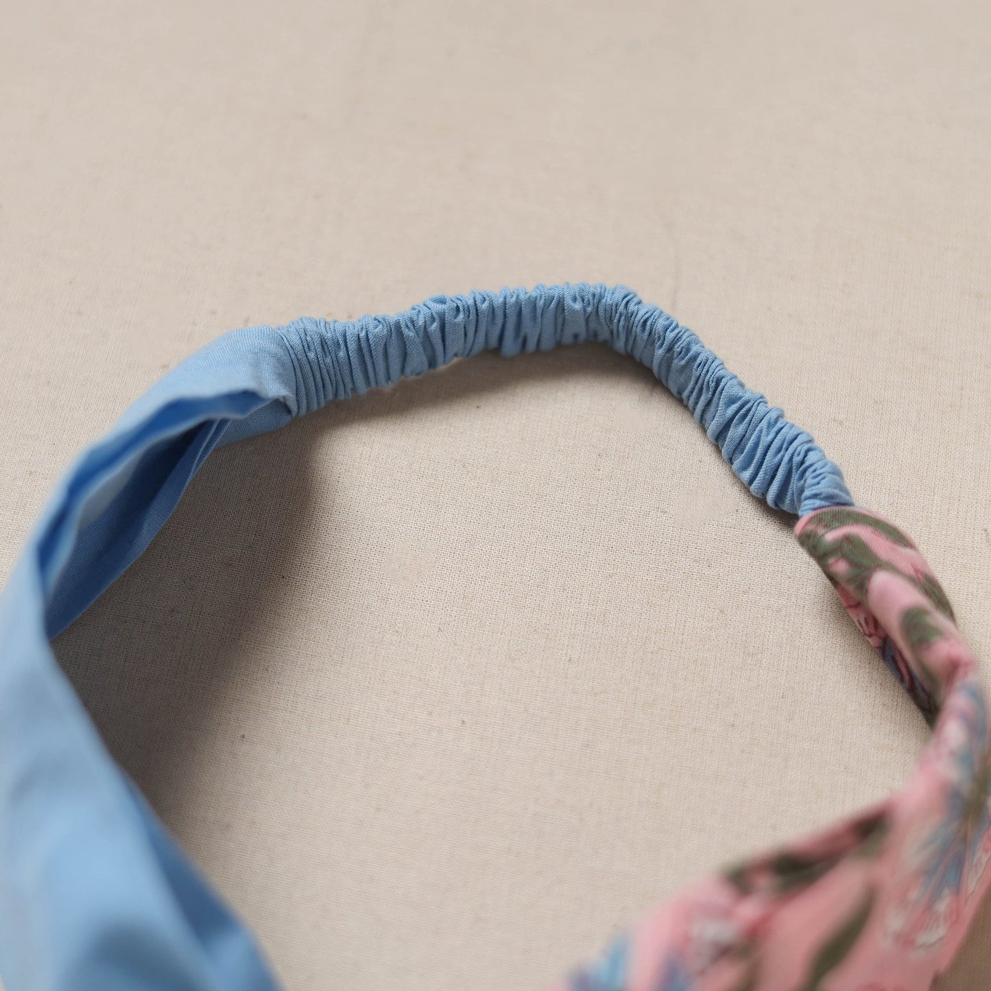 Handcrafted cotton elastic headband 10