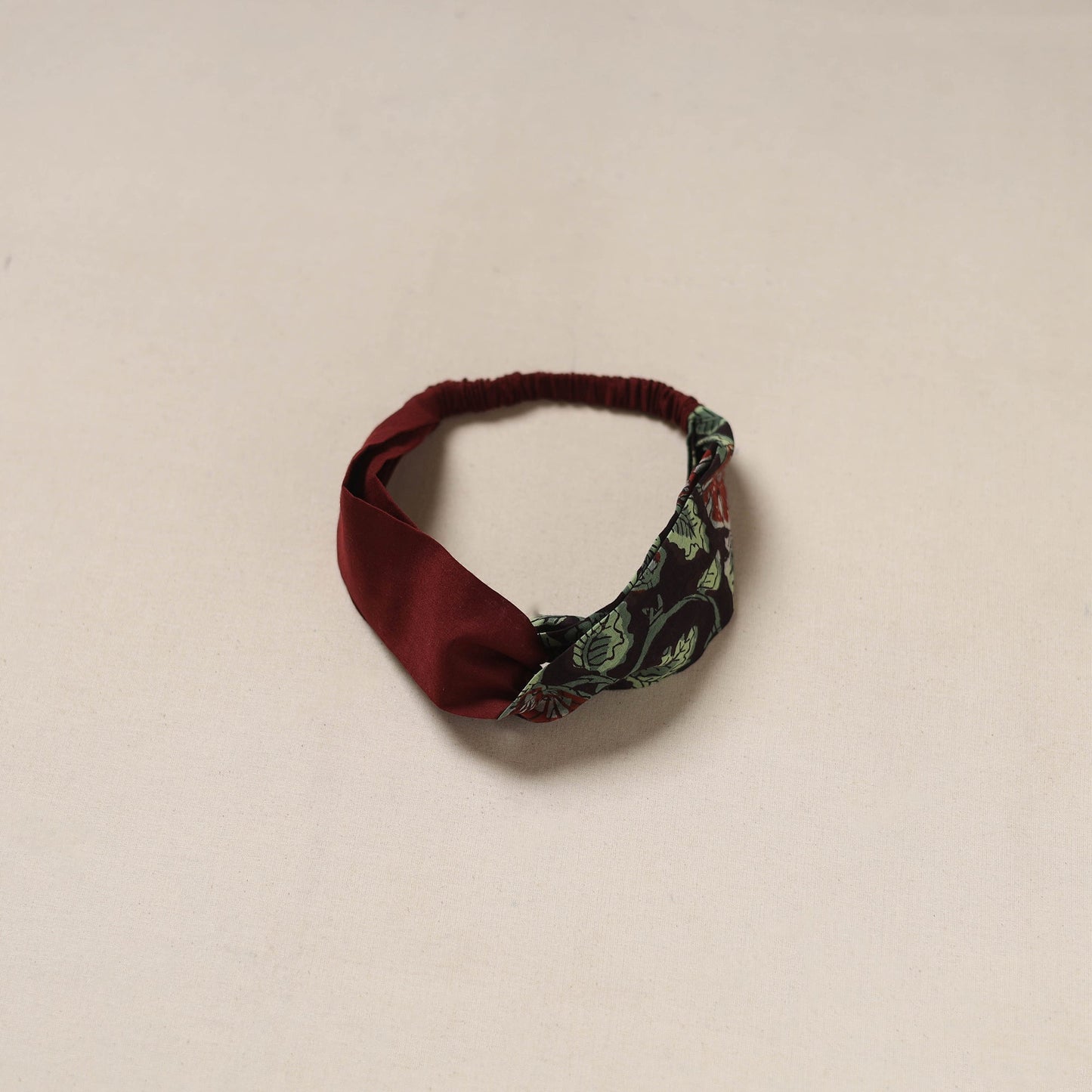 Handcrafted cotton elastic headband 12