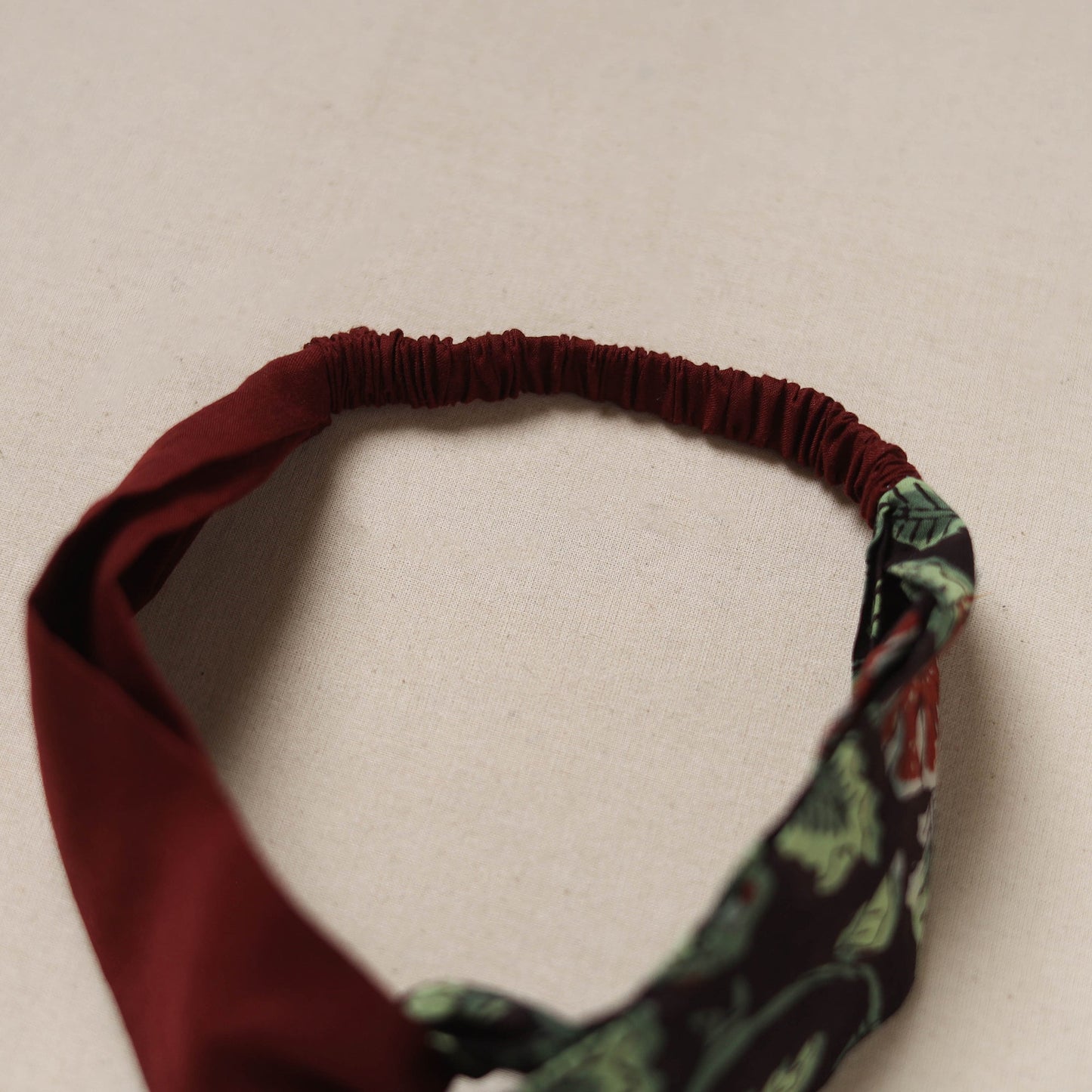 Handcrafted cotton elastic headband 12