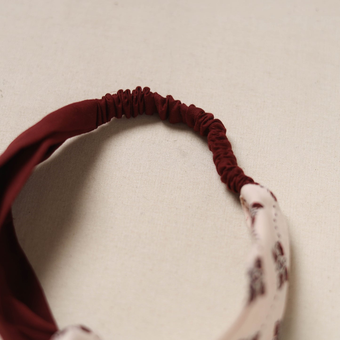 Handcrafted cotton elastic headband 13