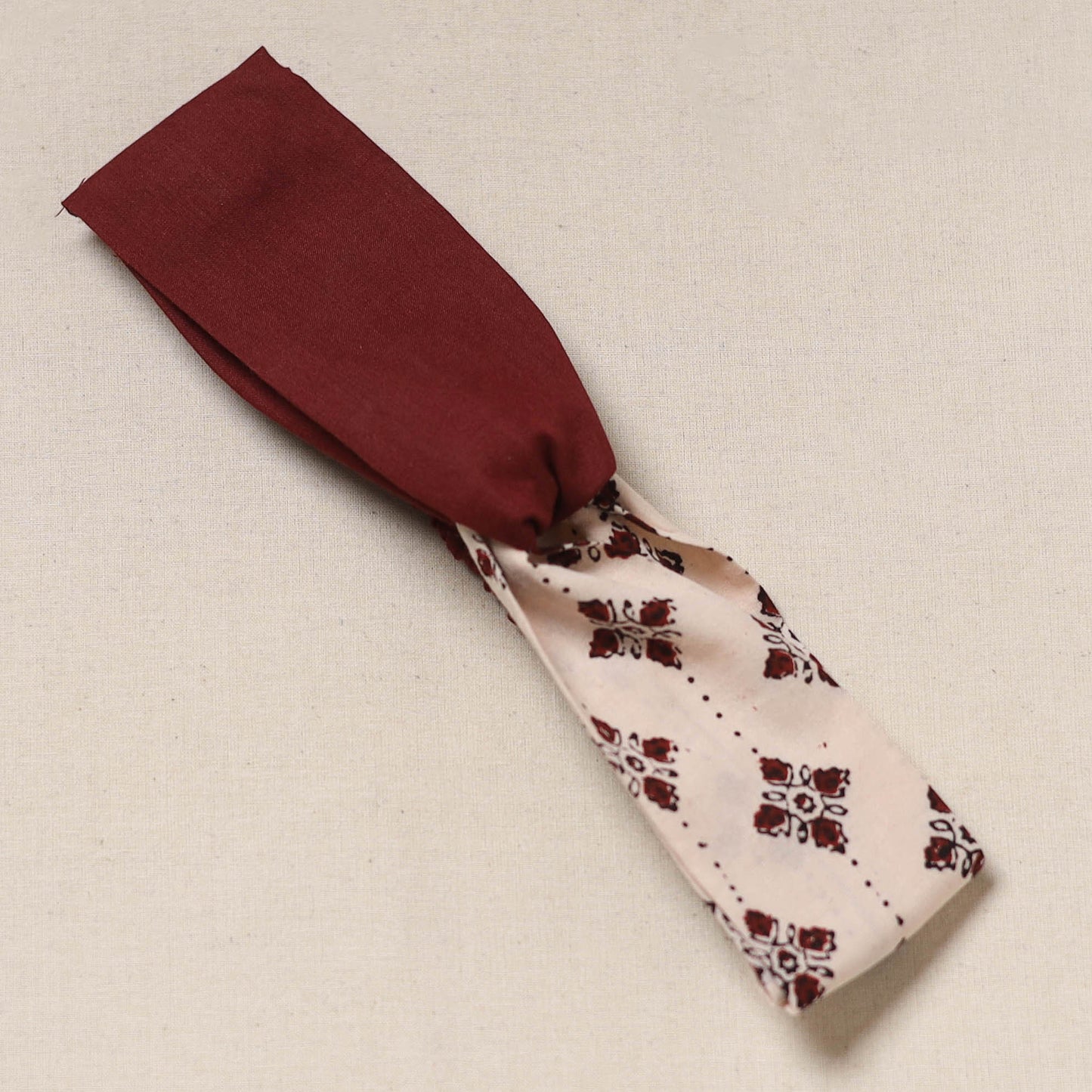 Handcrafted cotton elastic headband 13