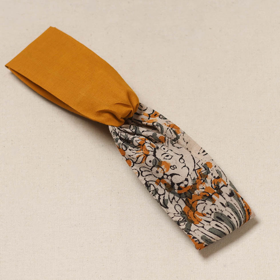 Handcrafted cotton elastic headband 14