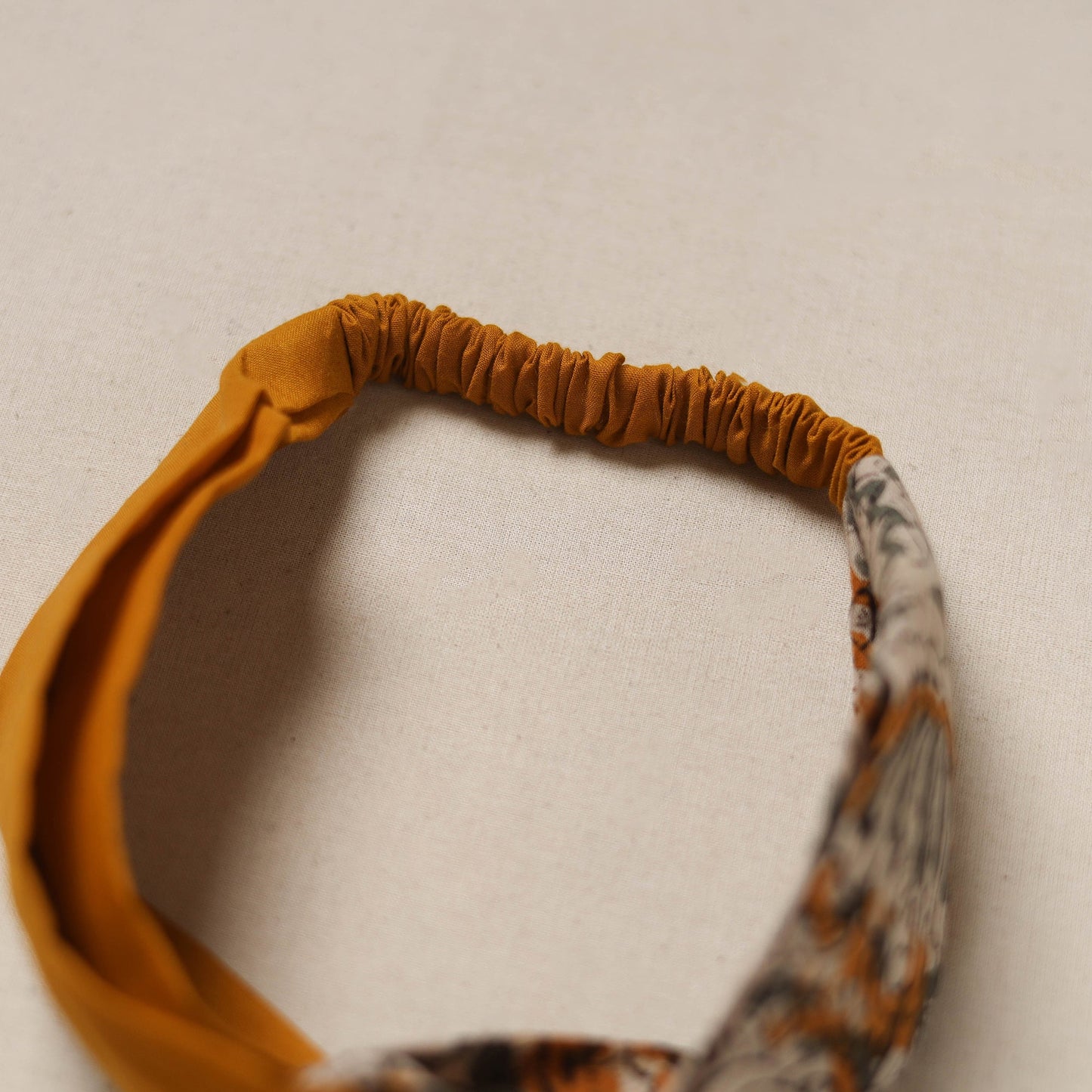 Handcrafted cotton elastic headband 14