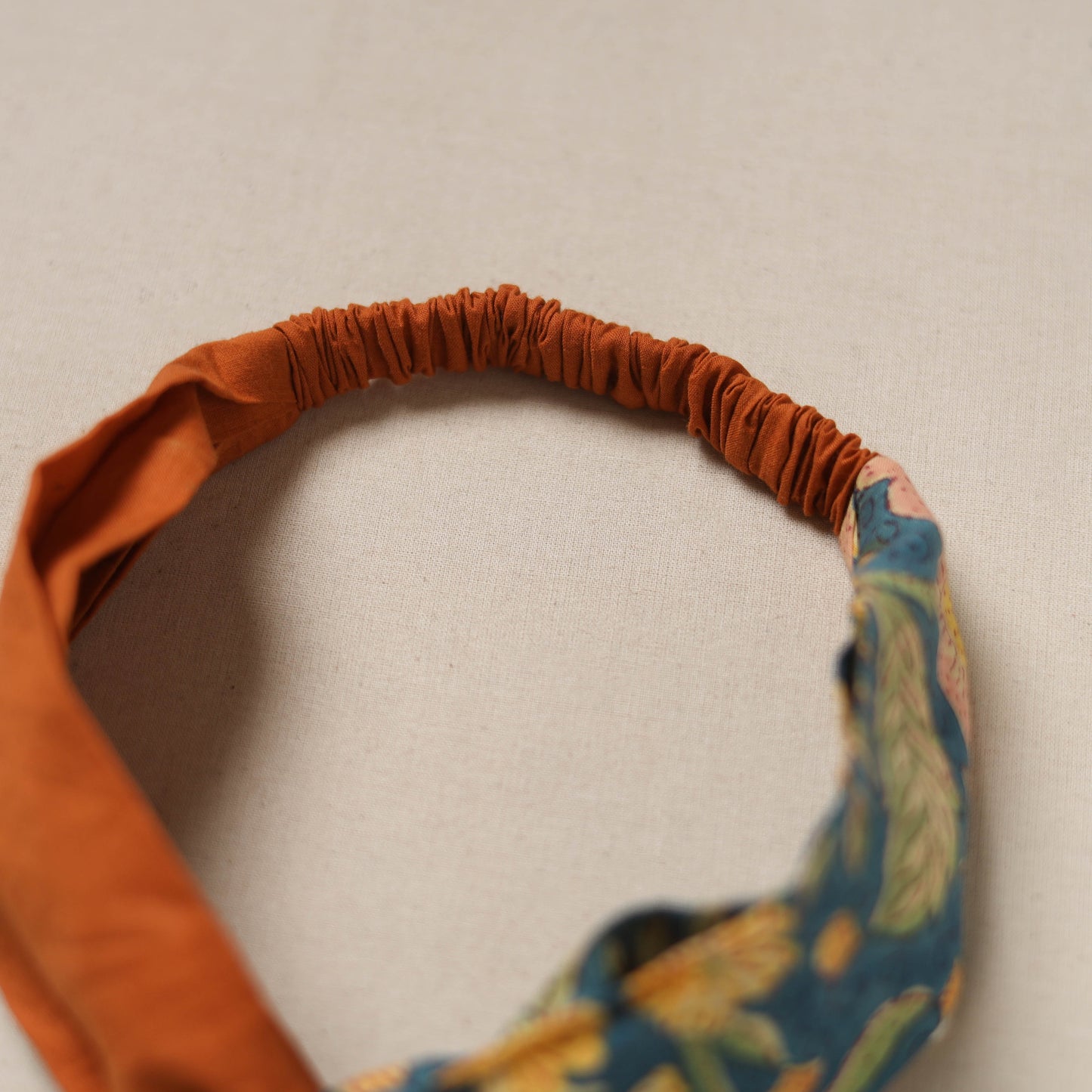 Handcrafted cotton elastic headband 15