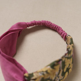 Handcrafted cotton elastic headband 16