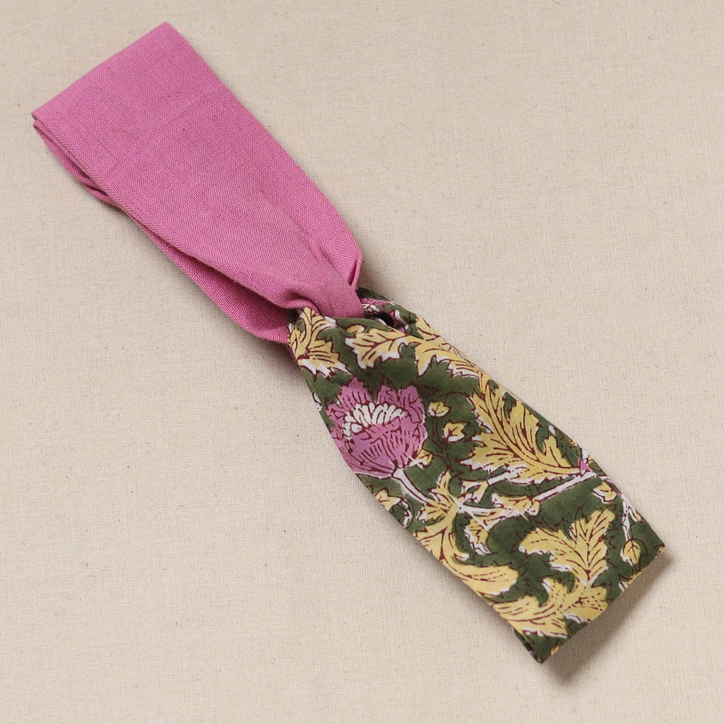 Handcrafted cotton elastic headband 16