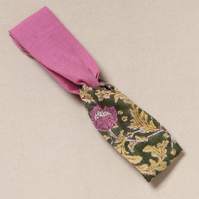 Handcrafted cotton elastic headband 16