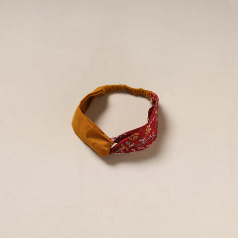 Handcrafted cotton elastic headband 17