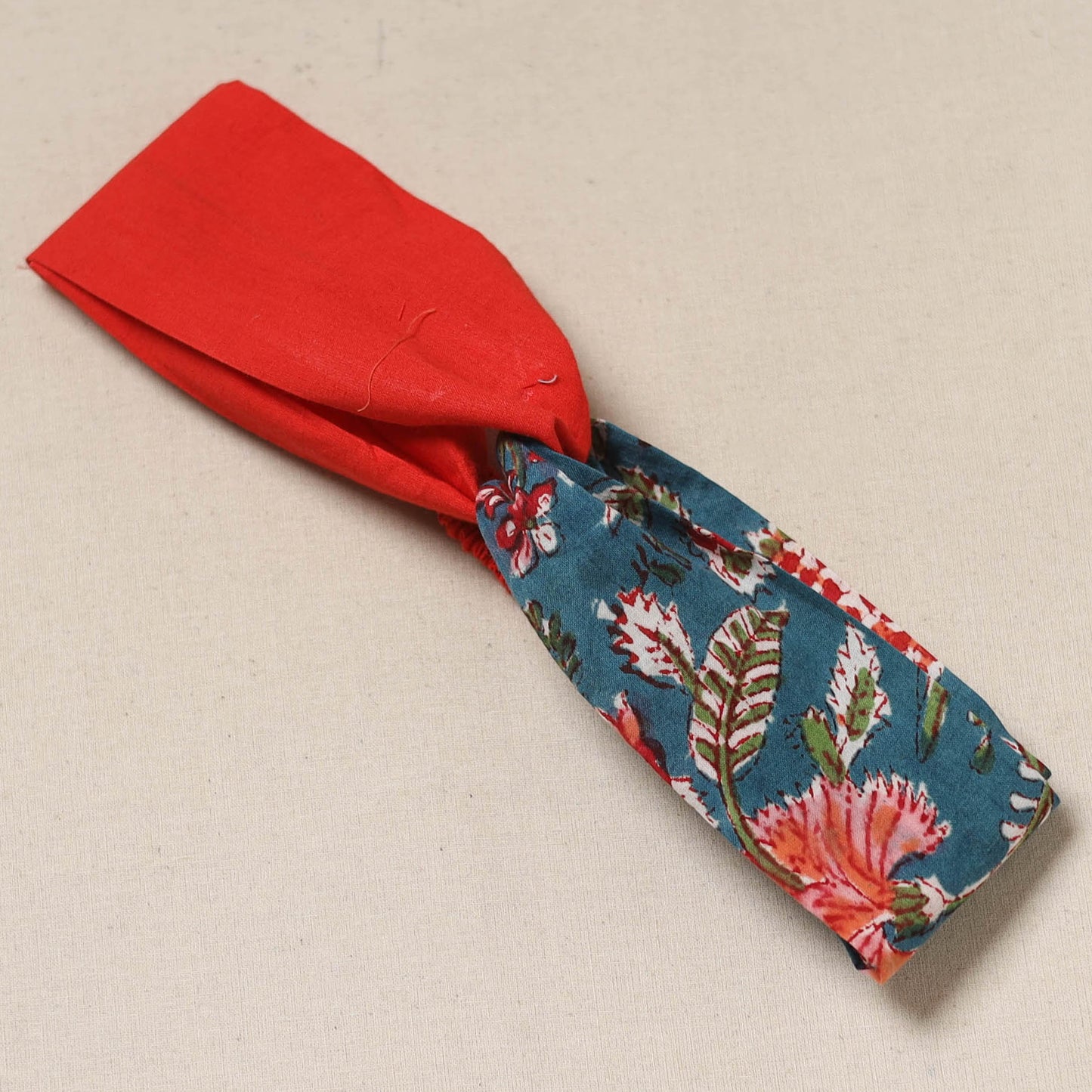 Handcrafted cotton elastic headband 18
