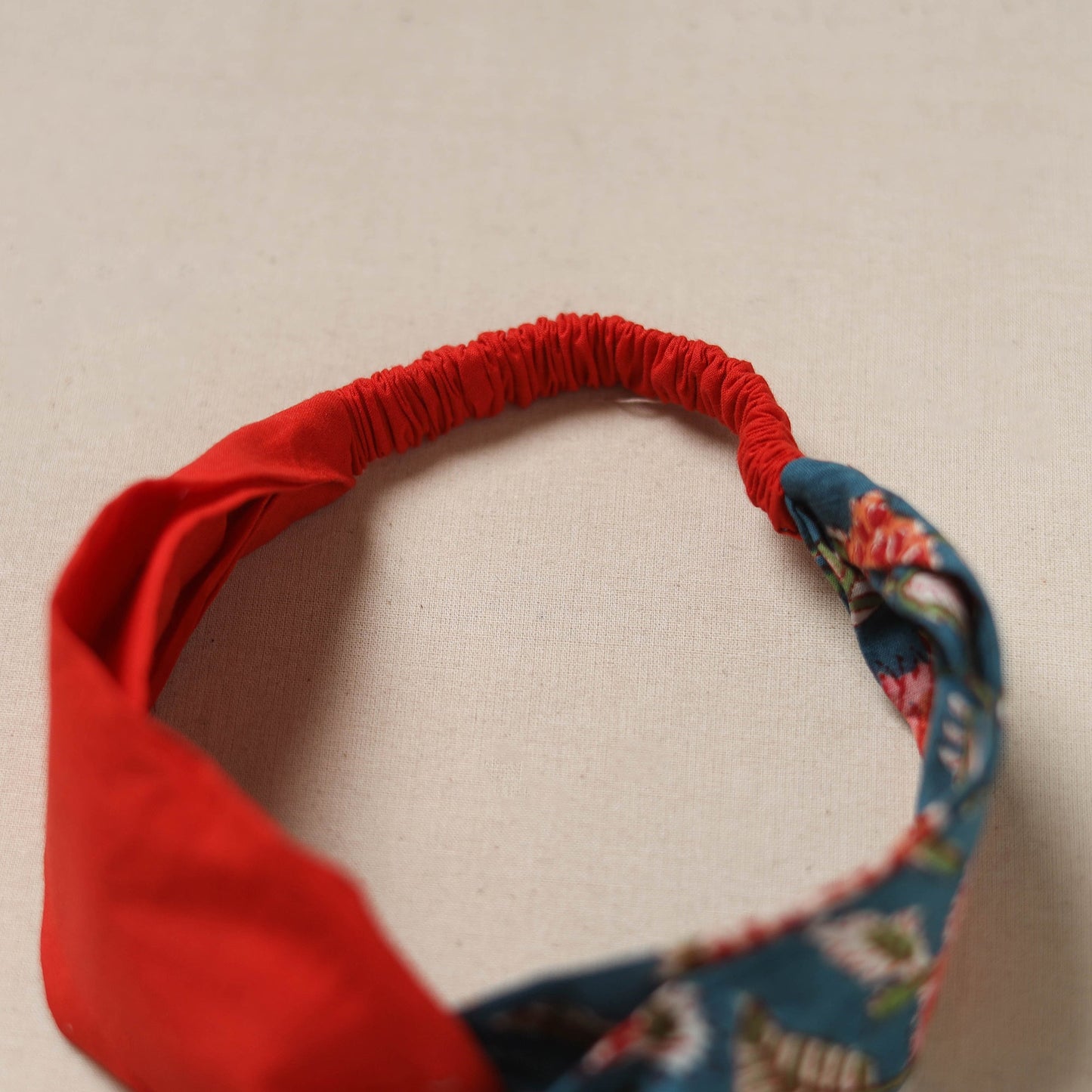 Handcrafted cotton elastic headband 18