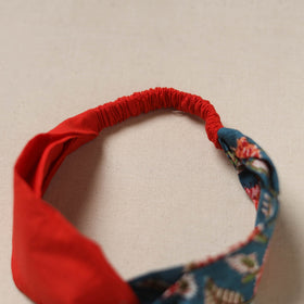 Handcrafted cotton elastic headband 18