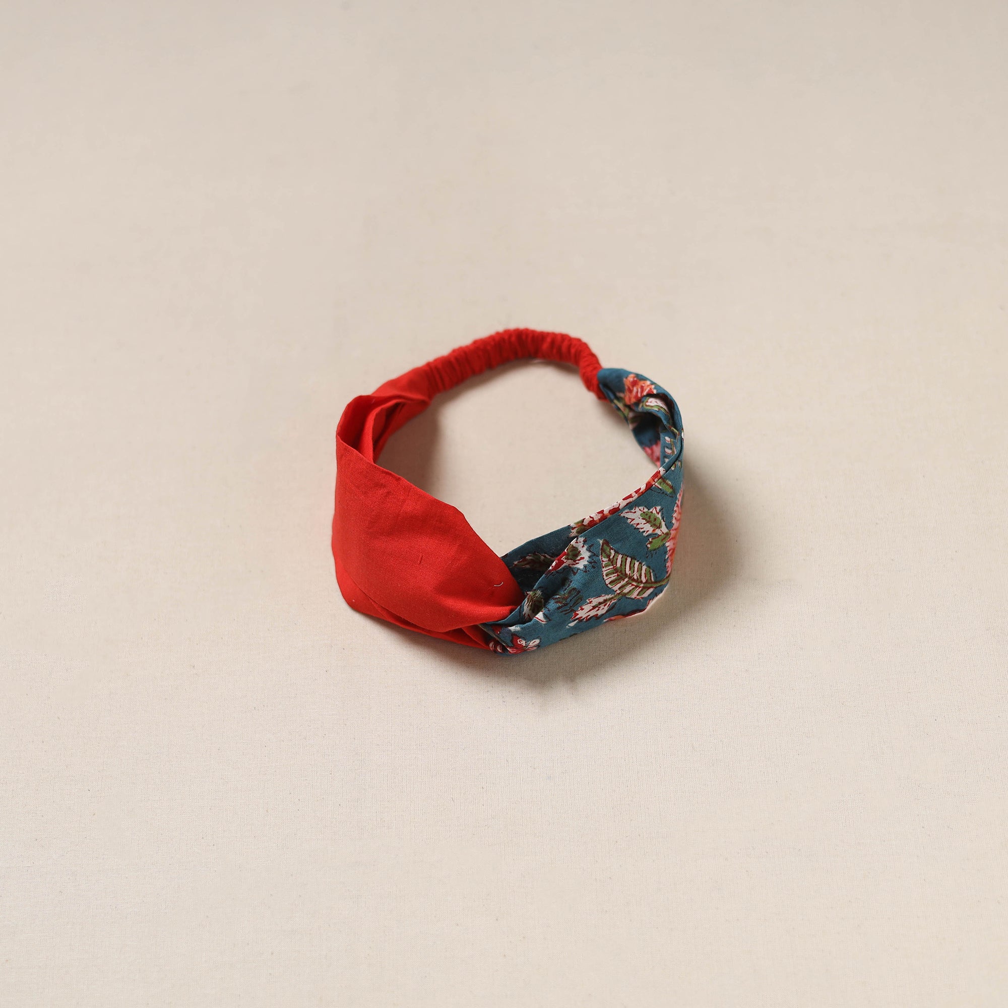 Handcrafted cotton elastic headband 18