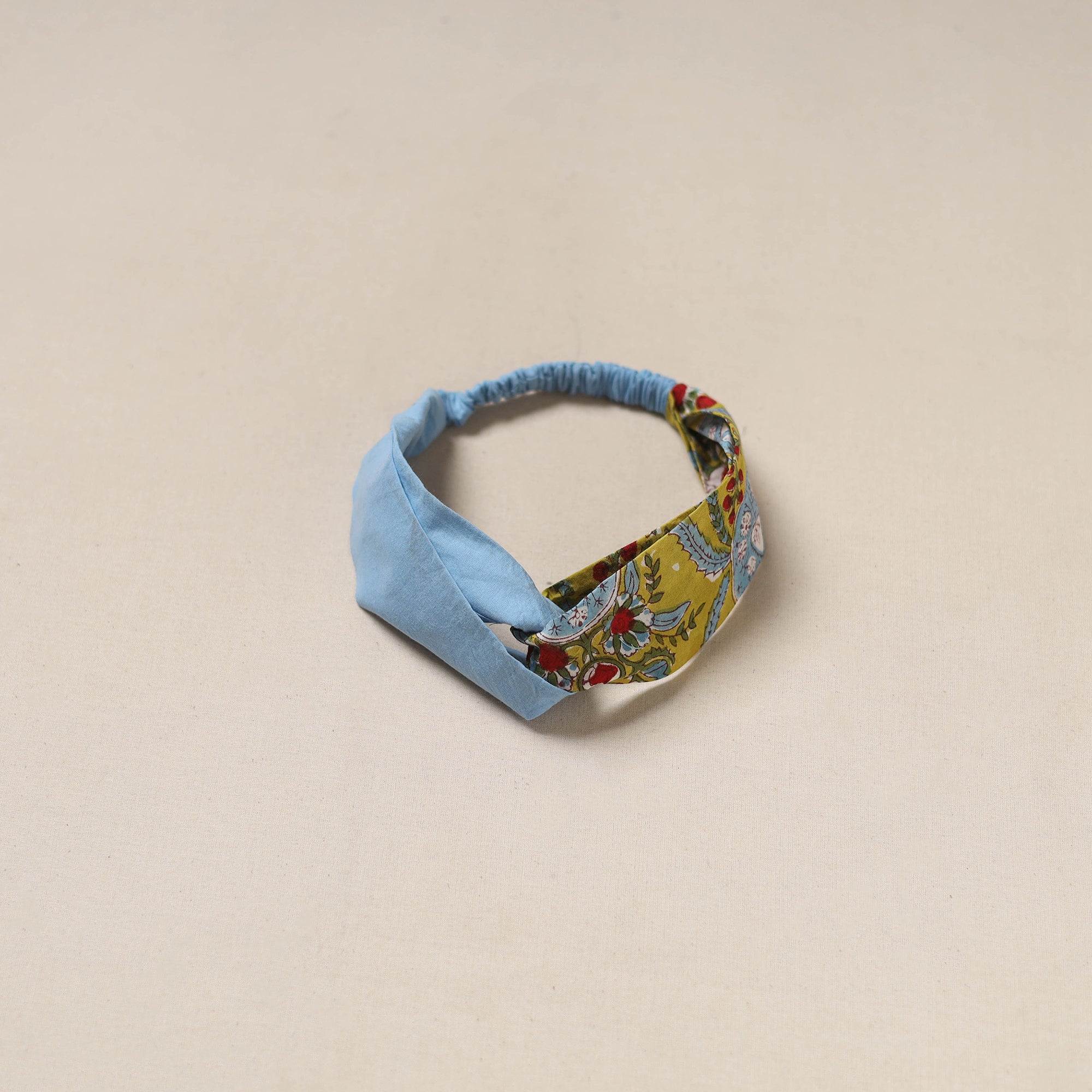 Handcrafted cotton elastic headband 20