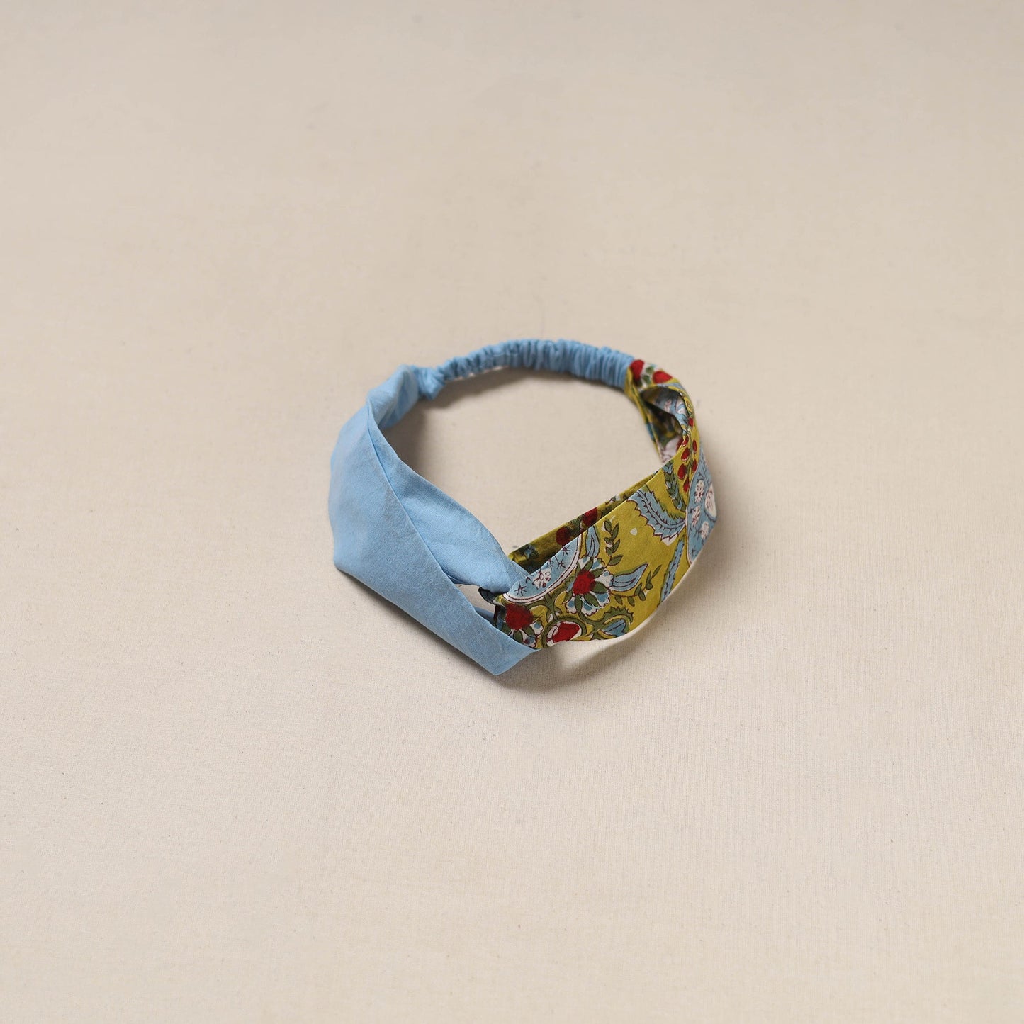 Handcrafted cotton elastic headband 20