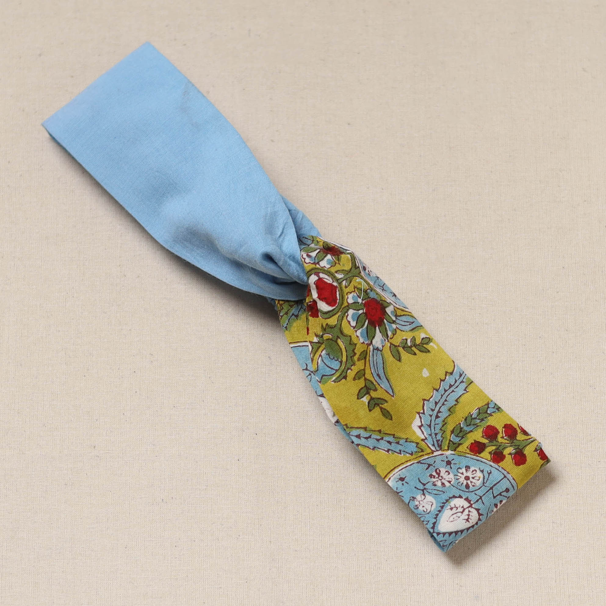 Handcrafted cotton elastic headband 20
