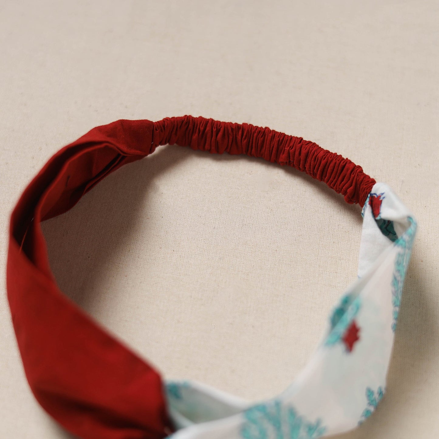 Handcrafted cotton elastic headband 21