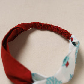 Handcrafted cotton elastic headband 21