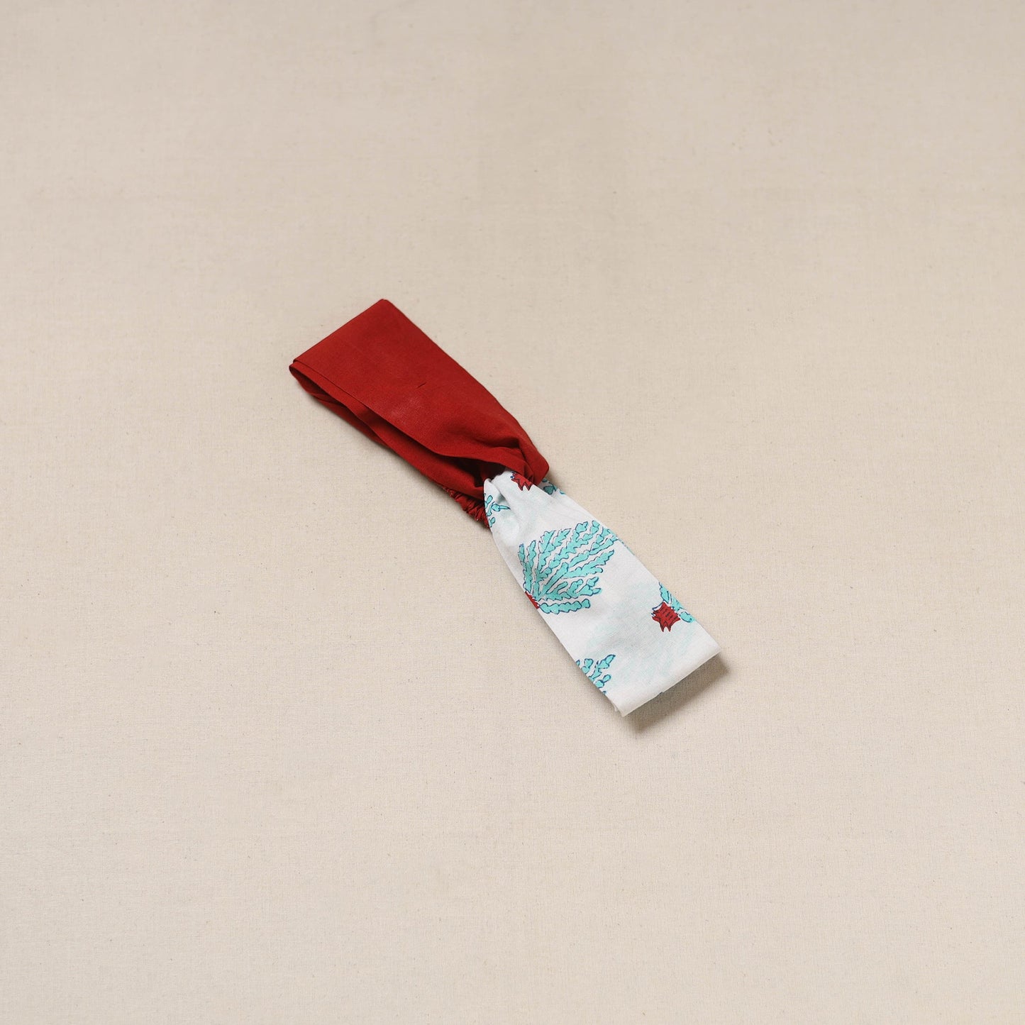Handcrafted cotton elastic headband 21