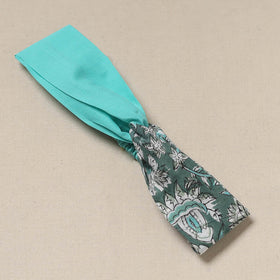 Handcrafted cotton elastic headband 27