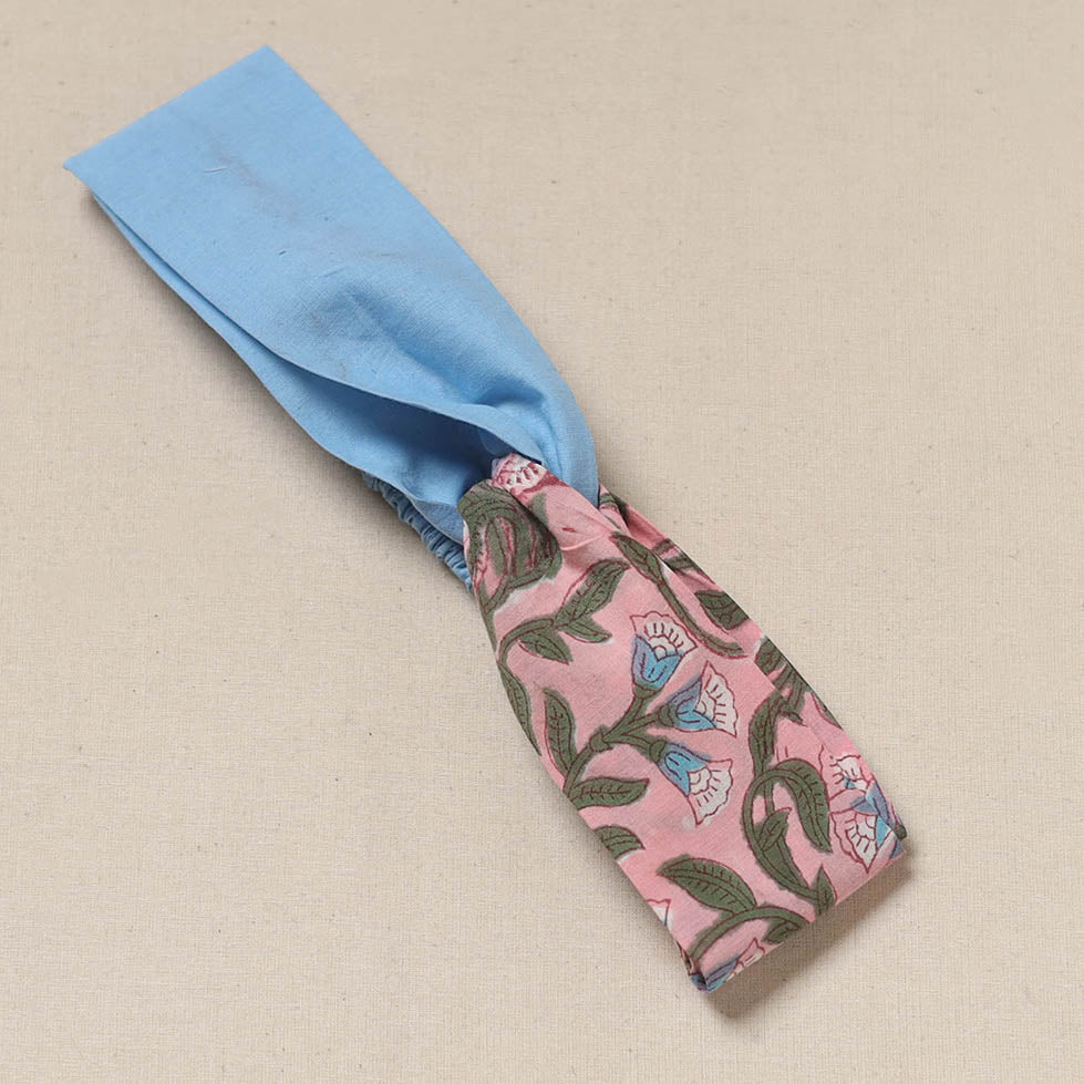 Handcrafted cotton elastic headband 32