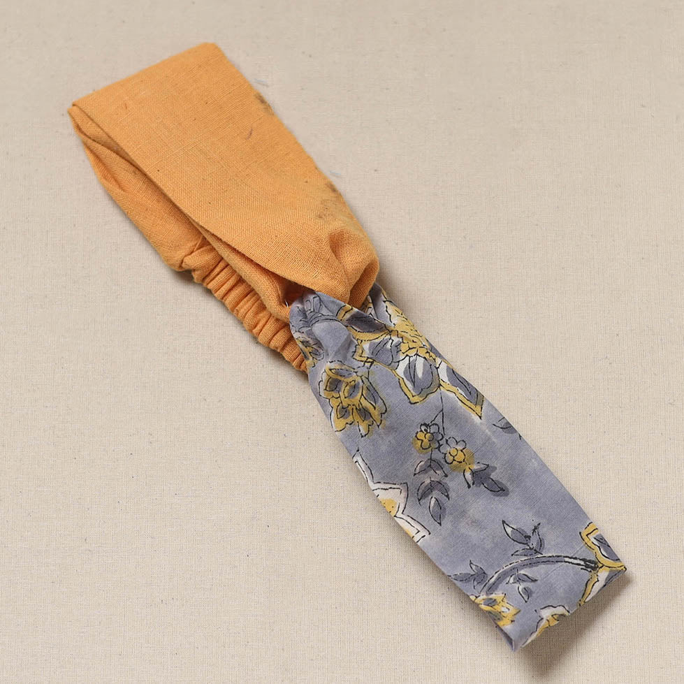Handcrafted cotton elastic headband 34