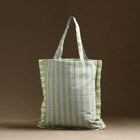 Buy Multicolor Handcrafted Cotton Frill Jhola Bag Online 01