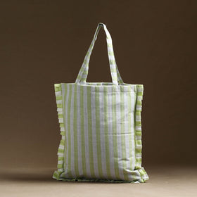 Buy Multicolor Handcrafted Cotton Frill Jhola Bag Online 01