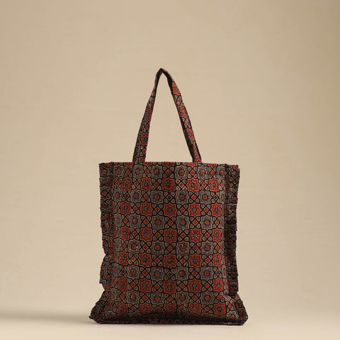 Multicolor - handcrafted cotton frill jhola bag 68