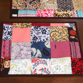 Multicolor - handcrafted cotton fusion table runner set