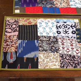 Multicolor - handcrafted cotton fusion table runner set