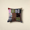 Multicolor Handcrafted Cotton Patchwork Cushion Cover