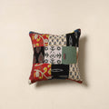 Multicolor - handcrafted cotton patchwork cushion cover 04