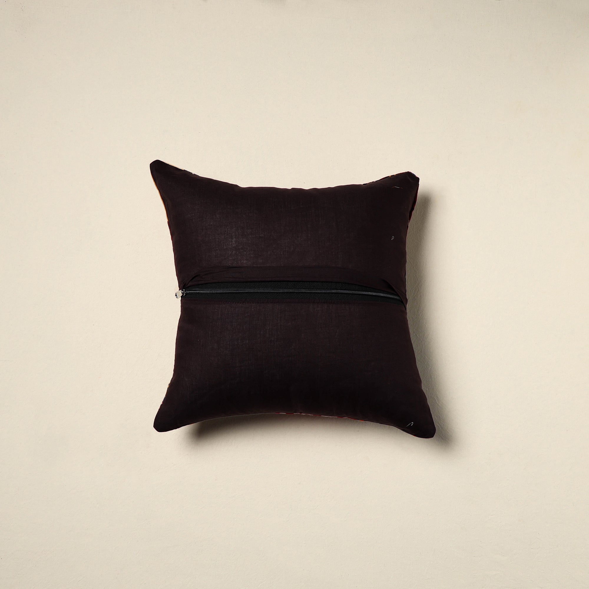 Multicolor Handcrafted Cotton Patchwork Cushion Cover