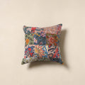 Multicolor - handcrafted cotton patchwork cushion cover 08