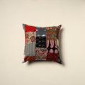 Multicolor Handcrafted Cotton Patchwork Cushion Cover