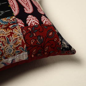 Multicolor Handcrafted Cotton Patchwork Cushion Cover