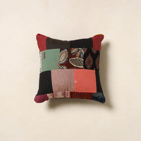 Multicolor - handcrafted cotton patchwork cushion cover 10