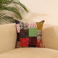 Buy Multicolor Handcrafted Cotton Patchwork Cushion Cover