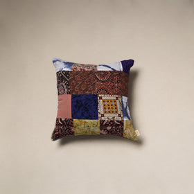 Handcrafted cotton patchwork cushion cover 100