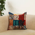  Multicolor Handcrafted Cotton Patchwork Cushion Cover