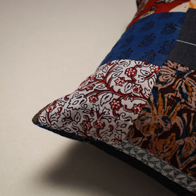 Handcrafted cotton patchwork cushion cover 101