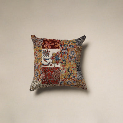 Multicolor - handcrafted cotton patchwork cushion cover 101