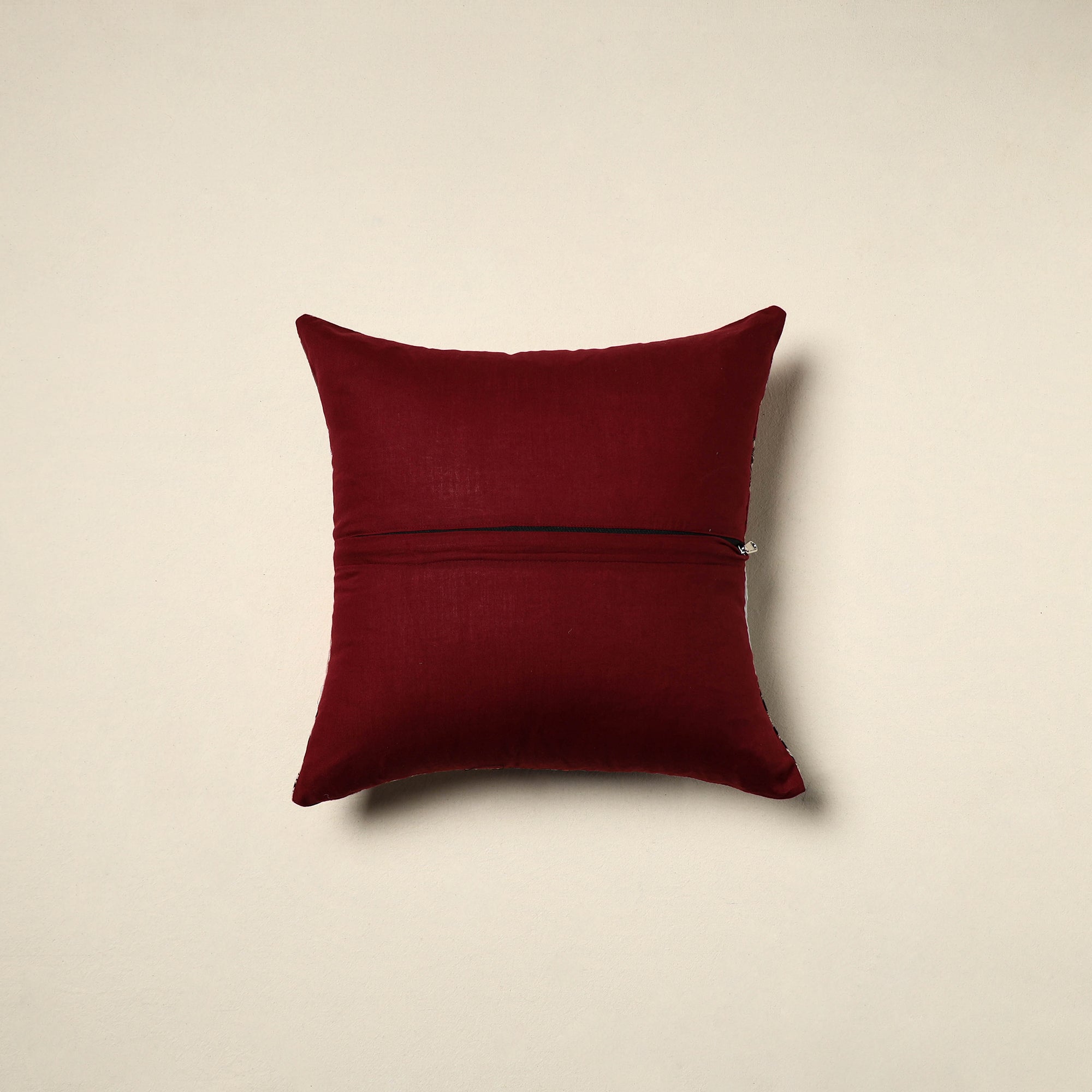 Multicolor - handcrafted cotton patchwork cushion cover 103