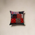 Handcrafted cotton patchwork cushion cover 107