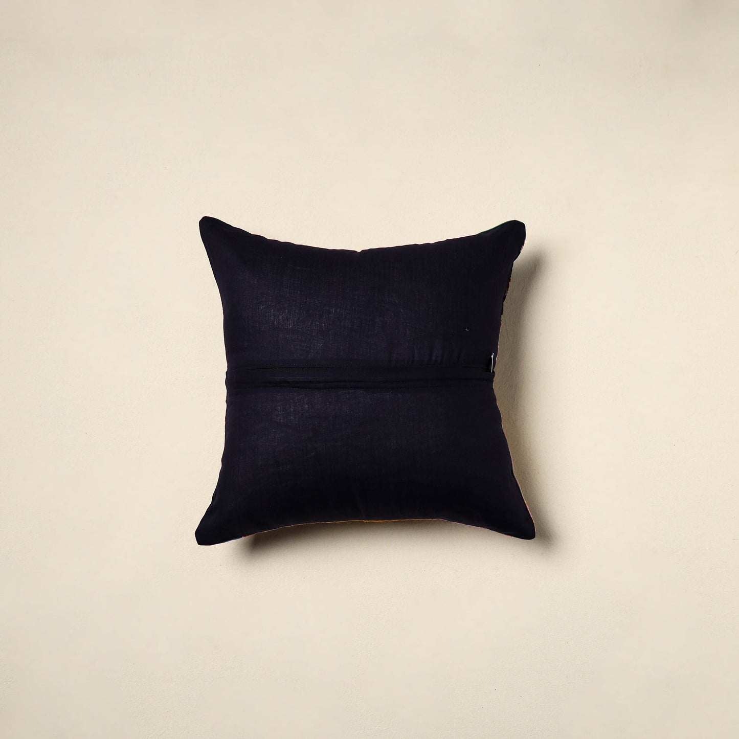 Multicolor - handcrafted cotton patchwork cushion cover 108