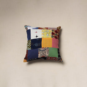 Handcrafted cotton patchwork cushion cover 108