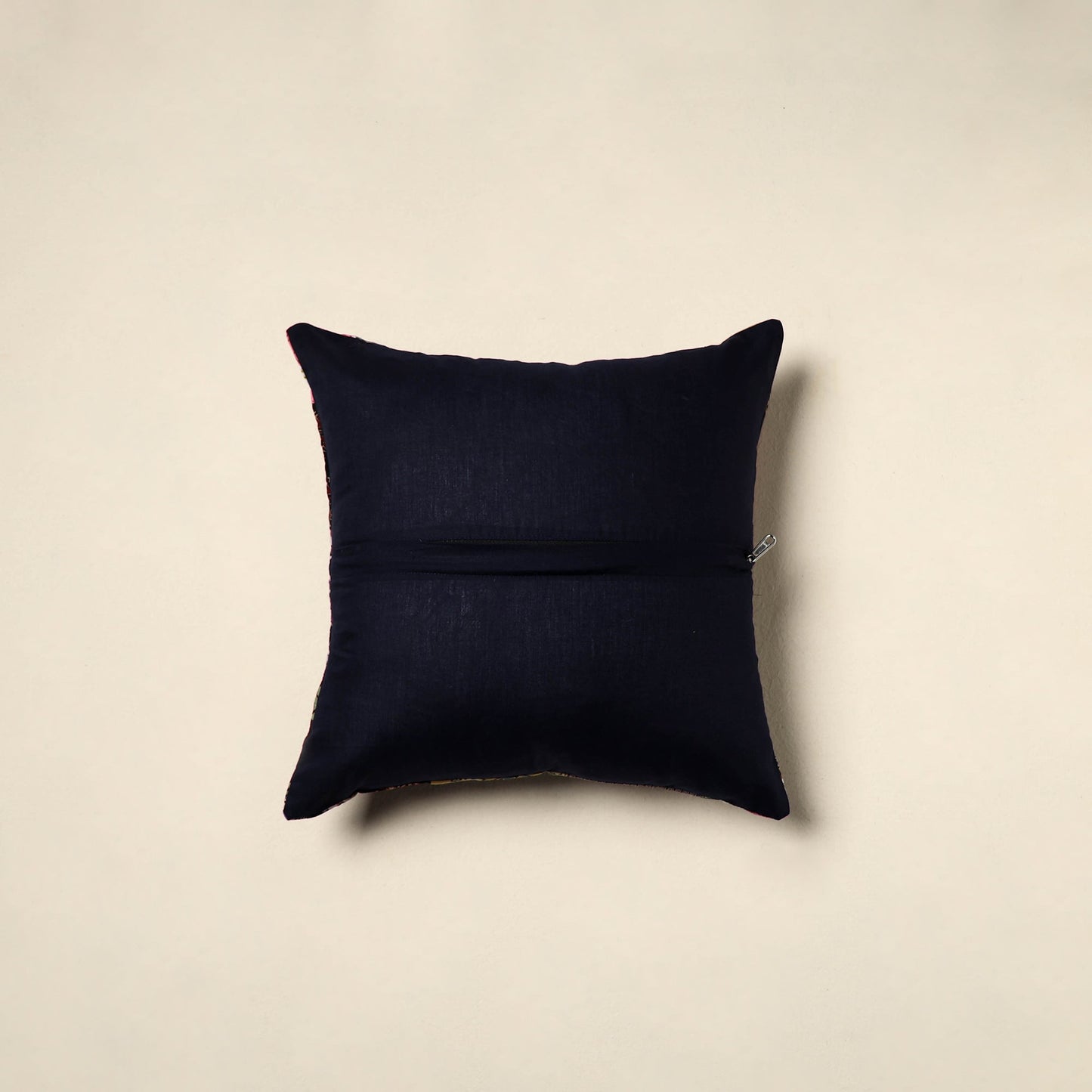 Multicolor Handcrafted Cotton Patchwork Cushion Cover