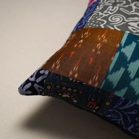 Handcrafted cotton patchwork cushion cover 109